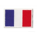 Parche bandera pequeño termoadhesivo Francia