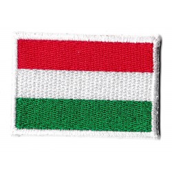 Aufnäher Patch klein Flagge Bügelbild Ungarn