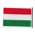 Aufnäher Patch klein Flagge Bügelbild Ungarn
