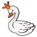 Parche termoadhesivo rey cisne