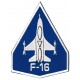 Patche écusson pilote F-16 aviation
