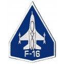 Iron-on Patch F-16 aircraft