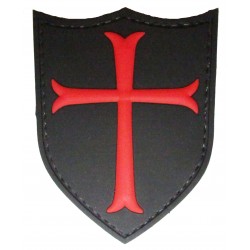 Escudo templario PVC parche