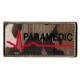 Patch paramedic Abzeichen Velcro