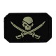 Patche PVC drapeau pirate  velcro