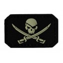 Bandera pirata PVC parche