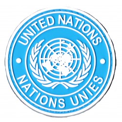 United Nations UN PVC patch