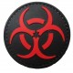 Patche PVC covid biohazard velcro