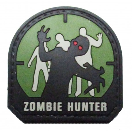 Patche PVC Zombie Hunter velcro