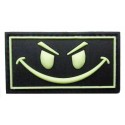 Smile PVC patch glow in the dark