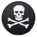 Patche PVC pirate rond