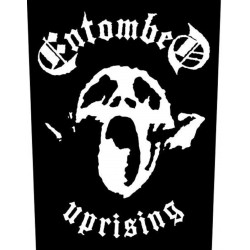 Entombed official printed backpatch