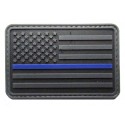 parche USA police PVC