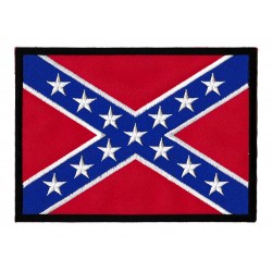 Parche bandera confederado