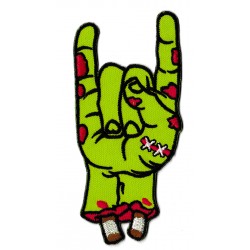 Iron-on Patch Zombie horns Metal Symbol