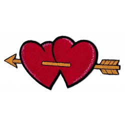 Iron-on Patch  Love heart arrow
