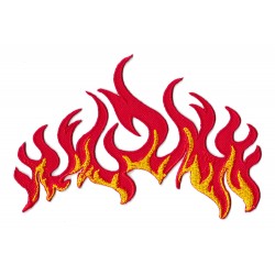 Patche écusson thermocollant Fire Flamme
