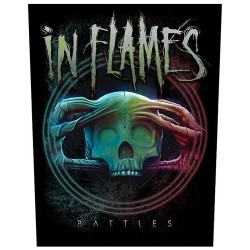 In Flames patche dorsal dossard grande taille