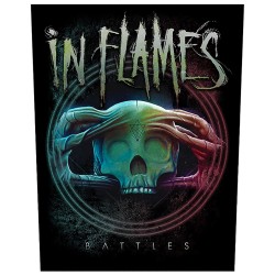 In Flames Lätzchen Aufnäher groß Patch gebruckt