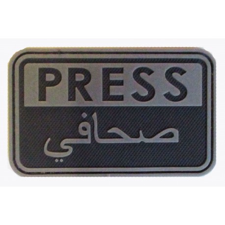 Patche PVC PRESS journaliste guerre reporter 