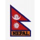 Aufnäher Patch Flagge Nepal