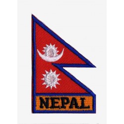 Flag Patch Nepal