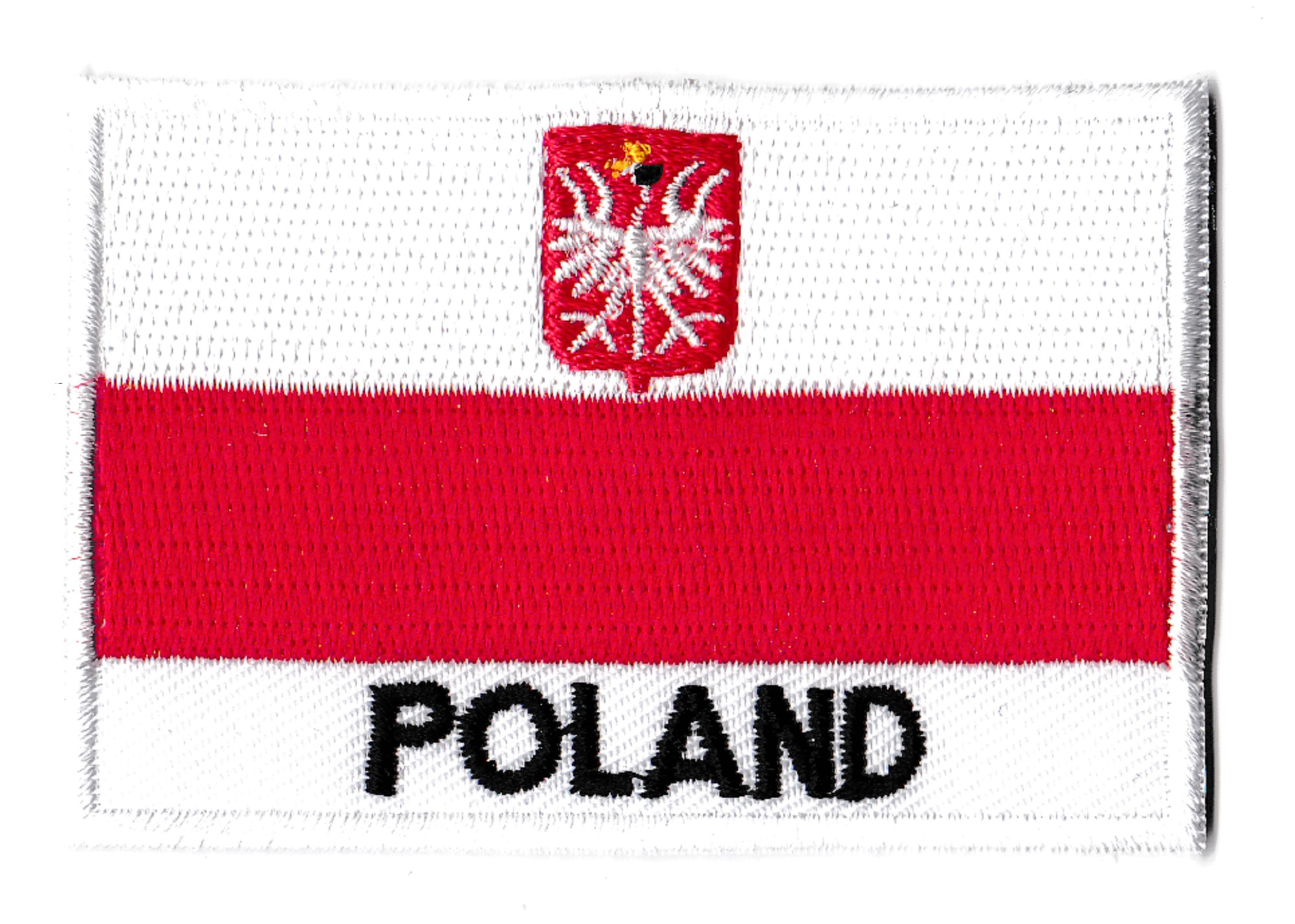 Aufnäher Wappen Gepatcht Wappen Polen Polska Zum Aufbügeln Patch 