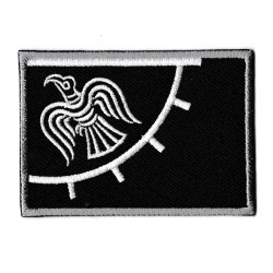 Patche écusson Viking Raven flag