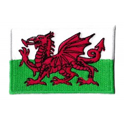 Aufnäher Patch Flagge Bügelbild Wales