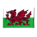 Parche bandera termoadhesivo Gales