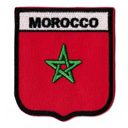 Patche écusson drapeau Maroc