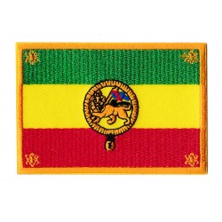 Patche écusson drapeau Ethiopie rasta