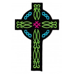 Iron-on Patch protestant cross