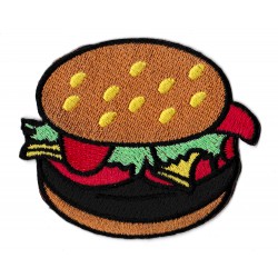 Aufnäher Patch Bügelbild Hamburger