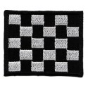 Iron-on Patch checkered racing flag