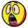Patche écusson surprise étonné emoji Smiley Shit