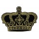 Iron-on Patch golden royal crown