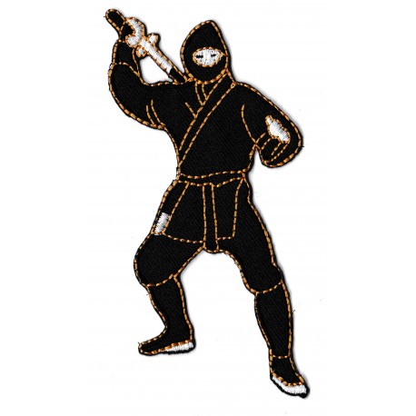 Patche écusson thermocollant Ninja samourai