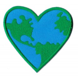 Parche termoadhesivo love the Earth