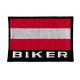 Iron-on Flag Patch Biker Austria