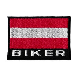 Iron-on Flag Patch Biker Austria