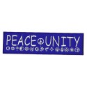Iron-on Patch Peace Unity
