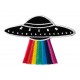 Iron-on Patch UFO flying saucer