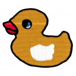 Iron-on Back Patch bath duck