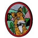 Iron-on Patch Fox painting