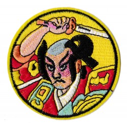 Aufnäher Patch Bügelbild Japan samurai