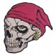 Aufnäher groß Patch Bügelbild pirate skull
