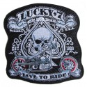 Parche trasero grande biker lucky 7