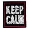 Iron-on Patch sequins KEEP CALM