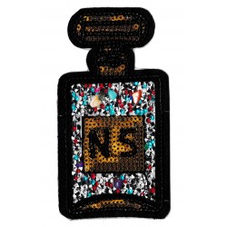 Iron-on Patch sequins perfume bottle